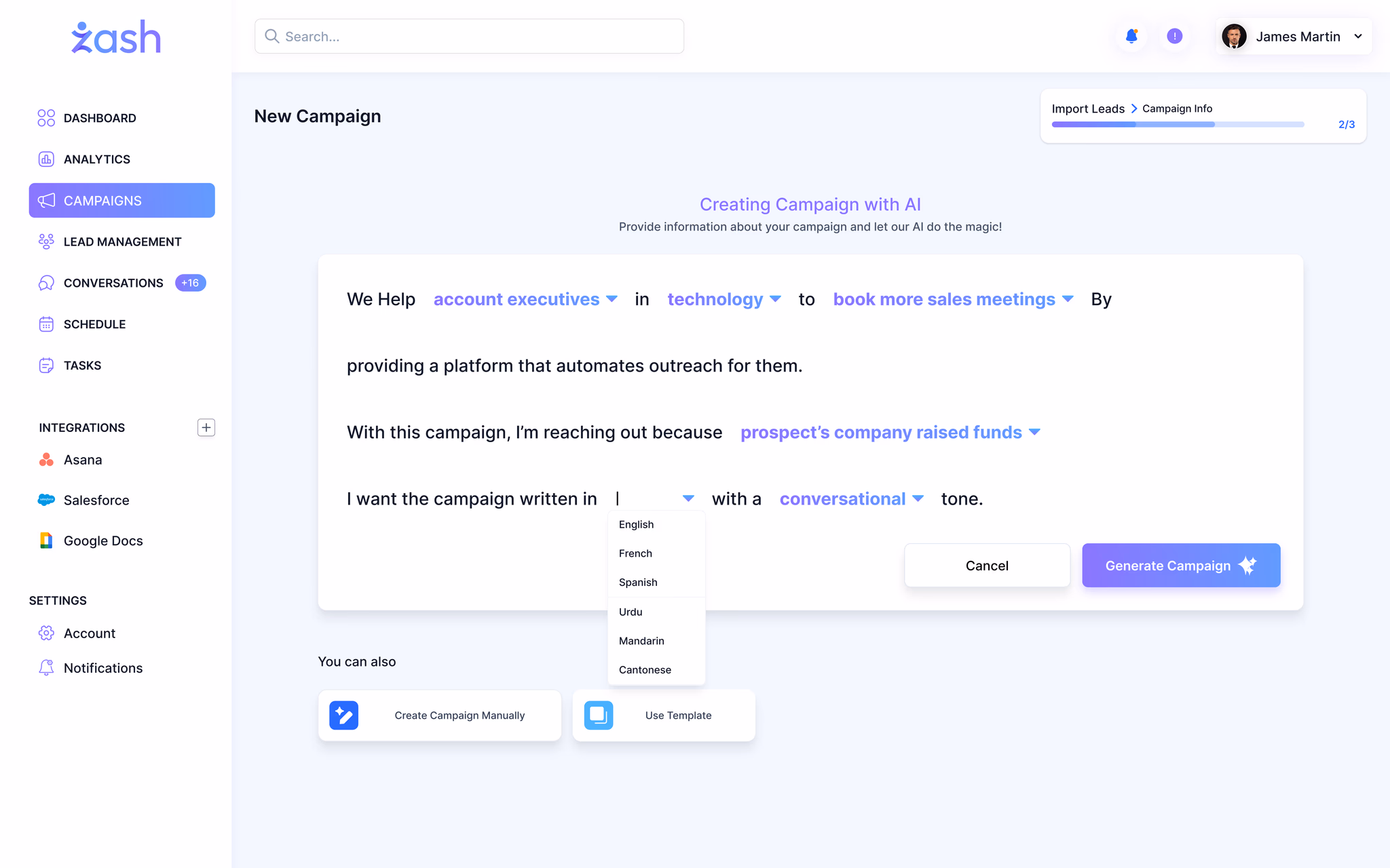 Campaign Creation